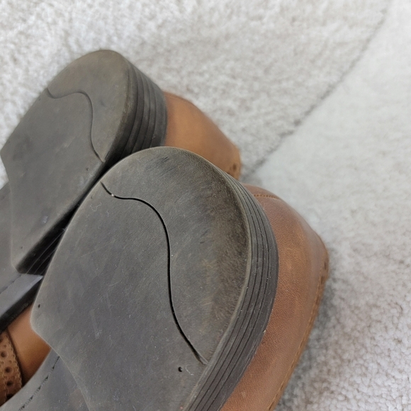 Cole Haan Men's Dustin Wingtip Oxford British Tan Leather Oxford Shoe Sz 10 - Picture 11 of 12